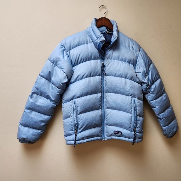 Patagonia Jackets & Blazers - Patagonia light blue puffer jacket